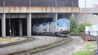 Amtrak Hiawatha & Empire Builder at Milwaukee Intermodal Station