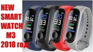 M3 Smart Watch Bracelet Heart Rate Blood. Unboxing and Review | How to use Full . Фитнес браслет