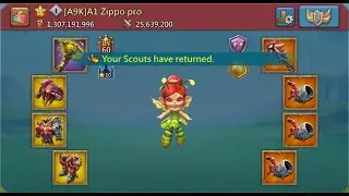 Lords Mobile - 1.3B ZEROED WITH SOLOS! Kraken, the madman!