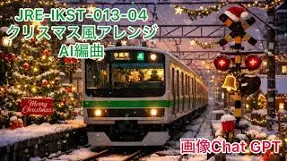 「JRE-IKST-013-04」クリスマス風アレンジAI編曲#鉄道 #jr東日本 #発車メロディ #ai編曲 #ikst #e231系 #常磐線 