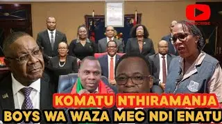 KOMA NTHILAMANJA BOYS WATHA MAWU POMWE WAGAZA GULU PA NKHANI YA MEC