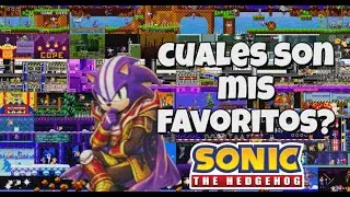 CUALES SON MIS FAVORITOS ENCONTRANDO MIS NIVELES FAVORITOS DE LOS JUEGOS QUE HE JUGADO DE SONIC