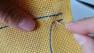 Rückstich/Steppstich sticken