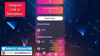 Epic network wallet launch soon 1epic ₹3 free mining