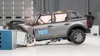 2025 Ford Bronco updated moderate overlap IIHS crash test