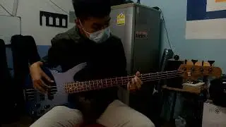 John Mayer - wild blue Bass cover by Suki (The Late Show with Stephen Colbert version)