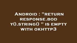 Android : 