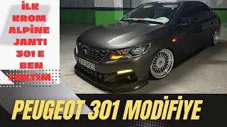 İLK ALPINE JANTI BEN TAKTIM // PEUGEOT 301 MODİFİYE