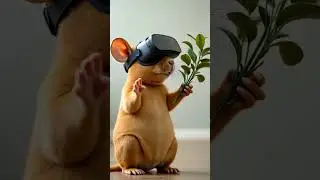 Capybara Tries VR&hellip; and Total Chaos Ensues 😂🕹️ #capybara #vrfail #funnycapybara