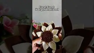 ikat gorden flanel coklat mix cream #diy #craft #shorts