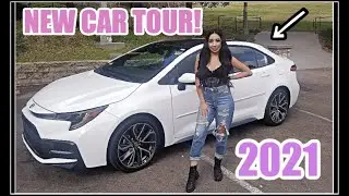 MY NEW CAR TOUR 2021 TOYOTA COROLLA SE