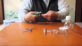 ペットボトルを使った風車の作りかた