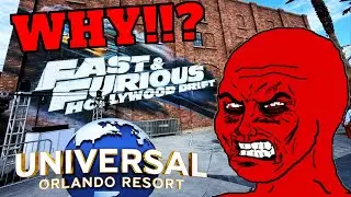 Новые американские горки Fast & Furious в Universal Orlando — это огромная ошибка.