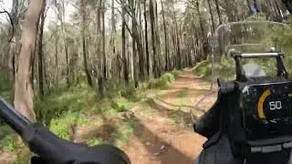 2-up off-road motorcycling in NSW Australia