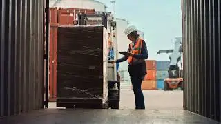 Shipping Container Pallet Storage
