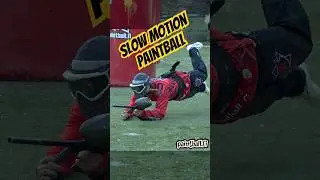 Paintball breakout to snake in slow motion #shorts #paintball #speedball #paintballing