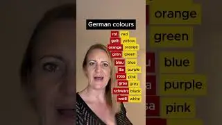 Colours in German