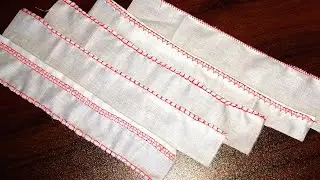 How to sew Overlock Stitch with Singer Heavy Duty 4423 Sewing Machine (Urdu)_Creativemeena.com