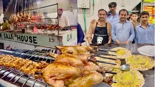 Chicken Sajji and Best Egg Paratha of GN Ghulam Nabi Restaurant Sadiqabad