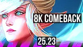 JANNA & Jinx vs XERATH & Kai'Sa (SUP) | 8k comeback | NA Master | 25.23