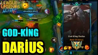 God-King Darius Skin Gameplay (LEGENDARY SKİN + QUADRAKİLL) - LoL Wild Rift