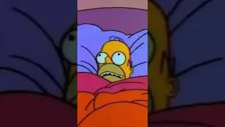 Bed time with Homer Simpson  #youtubeshorts #bedtime  #sleep #memes #explorepage #thesimpsons