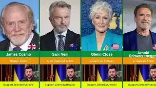 300 Actors Who Support Zelensky and Ukraine