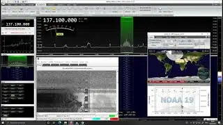 Decoding weather satellite NOAA 19using WXtoimg software and SDR Console