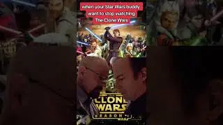 To that one buddy that stop watching The Clone Wars halfway #disneyplus #theclonewars #starwars