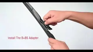 Щетки AVS Multi Hybrid Line - Установка адаптера VATL 5.l1