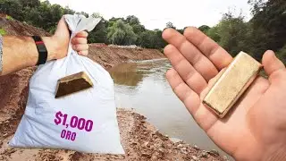 Así es como convertí tierra de $1000 en una barra de oro gigante