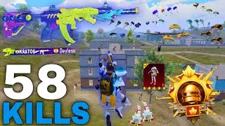 58 KILLS!!😍lN 18 MINUTE FASTEST GAMEPLAY With BEST CYCLE SET❤️&zwj;🔥 SAMSUNG ,A7,A8,J2,J3,J4,J5,J6,J7