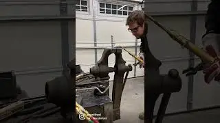 Brazing silicon bronze to create the &ldquo;back bone&rdquo; 🔥 ☠️
