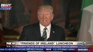 FULL EVENT: Friends of Ireland Luncheon (w/ Paul Ryan, President Trump, Prime Minster Kenny) FNN