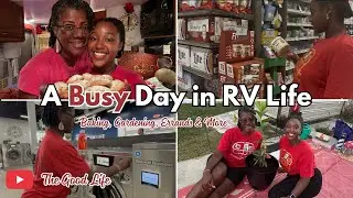 RV Life: Spend the Day with Us | Baking Apple Cookies, Planting a Guava Trea, and Running Errands