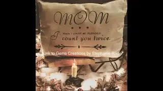 Cricut Mothers Day Pillow Tutorial
