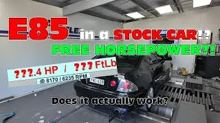 Does E85 in a stock car make more power? (IS200?ALTEZZA 1G-FE)