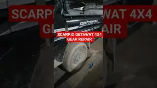Scarpio getaway 4x4 gear box open