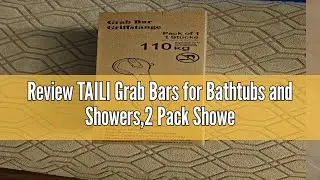 Review TAILI Grab Bars for Bathtubs and Showers,2 Pack Shower Handles for Elderly Suction,Maximum 33