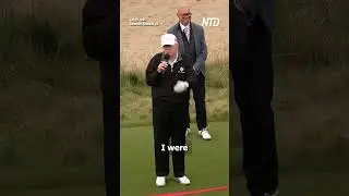 Trump Opens New Golf Course in Scotland