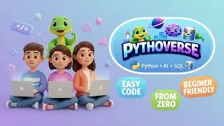 PYTHOVERSE 🚀 | Learn Python + AI + SQL From ZERO | Beginner Friendly Course