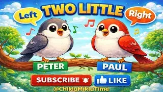 Two Little Dicky Birds 🐦🐦 | Kids Rhyme