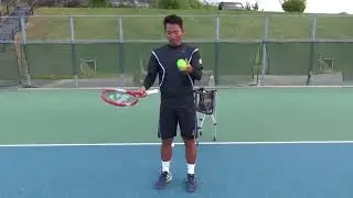 【みんラボ】井本研究員の”キレのあるスライスサーブ”