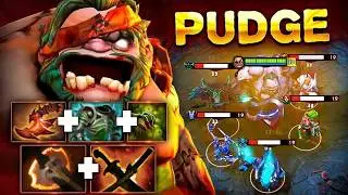 Hard Carry Pudge Immortal Rank🔥🔥🔥25 Kills One Shot | Dota 2 Gameplay