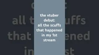 Scuffed AF First Stream. #vtuber