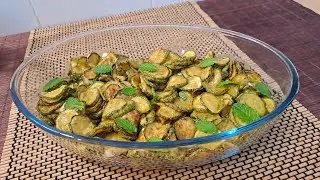 Zucchine Alla Scapece | Incredibly Delicious Italian Style Zucchini Recipe - 11