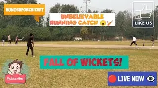 Unbelievable Running Catch | Fall of Wickets | Tennis Ball Cricket Match
