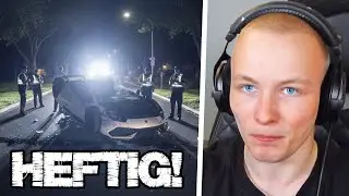HEFTIGER Unfall mit geklauten LAMBORGHINI - FAHRER ST*RBT!😞| MotoPeer reagiert