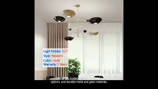 Creative designer post-modern restaurant bedroom chandelier Italian pendant light
