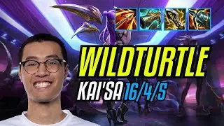 WILDTURTLE - KAI'SA vs CAITLYN ADC - NA MASTER - PATCH 11.7